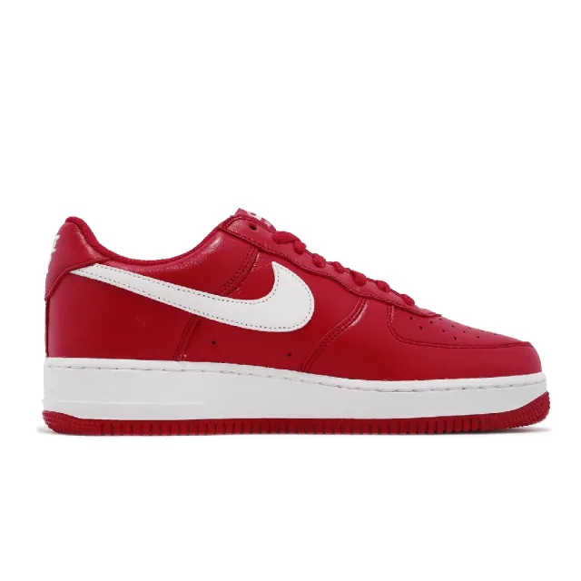 NIKE 耐吉】Air Force 1 Low 07 Retro QS 男鞋女鞋紅白AF1 休閒鞋