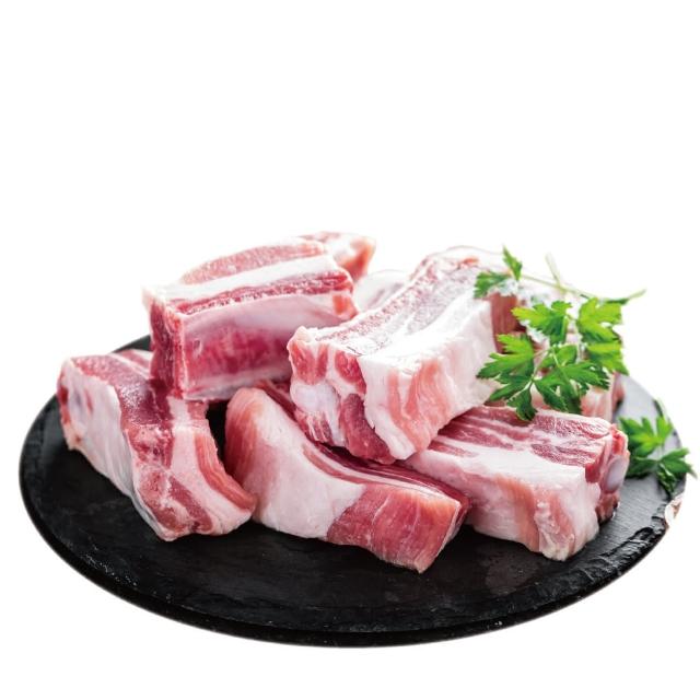 【約克街肉鋪】台灣帶骨梅花豬小排10包(200g±10%/包)