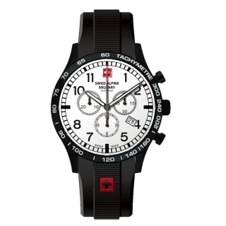 【S.A.M 阿爾卑斯軍錶】飛行員系列 三眼計時 瑞士錶 男錶 43mm(1746.9875SAM)