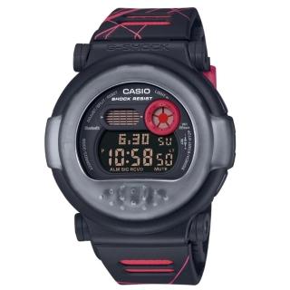 【CASIO 卡西歐】G-SHOCK 藍芽 原創進化 輕巧強悍 膠囊結構 碳核心防護結構 金屬錶殼 G-B001MVA-1 47mm