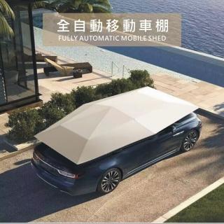【POKO】車頂傘 車傘 4.2米汽車遮陽傘(防曬車衣 移動車棚 車傘 汽車降溫 車罩 汽車遮陽簾 防落葉鳥屎)