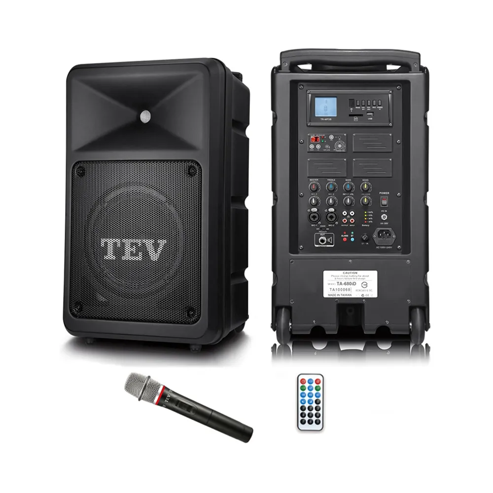 【TEV 台灣電音】藍芽/USB/SD單頻無線擴音機(TA680iD-U1)
