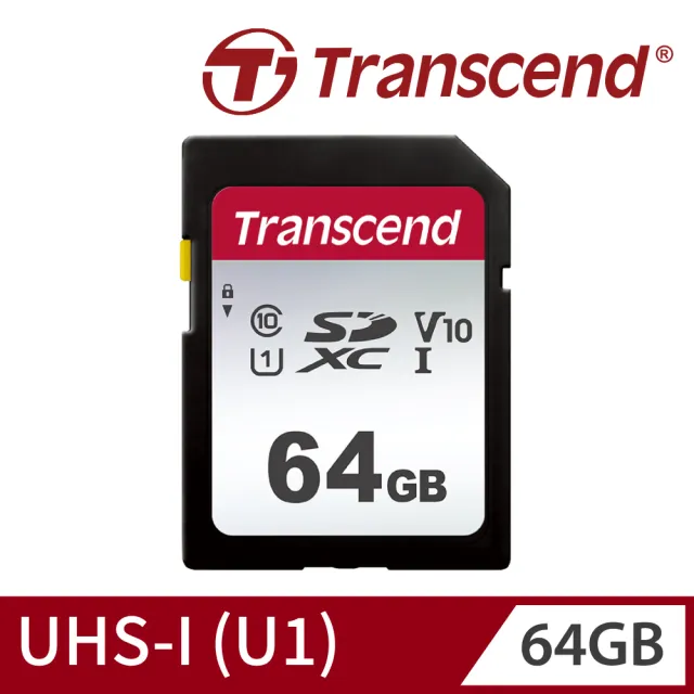 【Transcend 創見】SDC300S SDXC UHS-I U1 64GB 記憶卡(TS64GSDC300S)