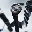【CASIO 卡西歐】G-SHOCK WOMEN 時尚金屬外殼 雙顯腕錶 母親節 禮物(GM-S110B-8A)