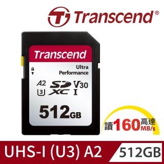 【Transcend 創見】SDC340S SDXC UHS-I U3 V30/A2 512GB 記憶卡(TS512GSDC340S 新舊包裝隨機出貨)