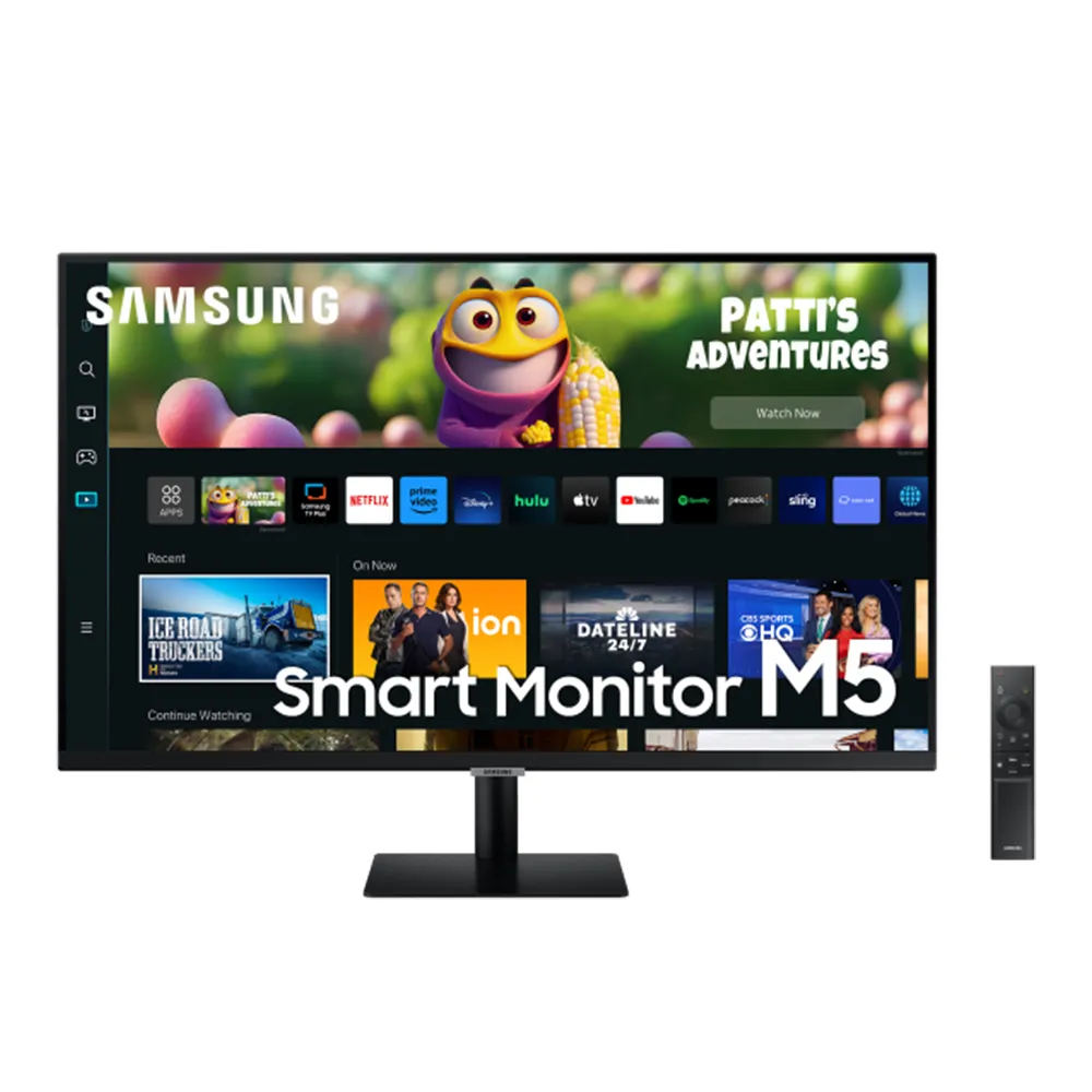 【SAMSUNG 三星】S27CM500EC M5 27型 VA 60Hz 智慧聯網螢幕(內建喇叭/4ms/HDR10/附遙控器)