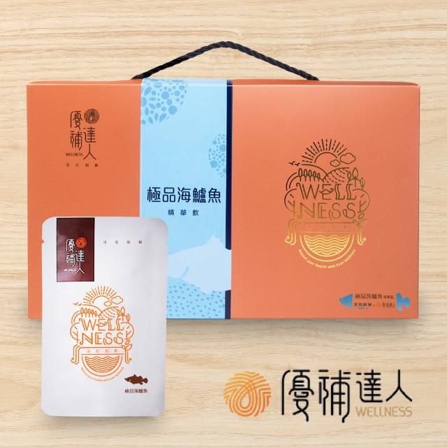 【優補達人】常溫極品天和海鱸魚精華x1盒-60mlx6包加送1包(使用澎湖箱網極品海鱸魚)