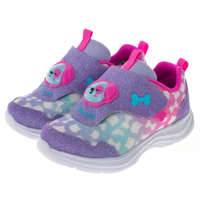 SKECHERS 女嬰童鞋系列燈鞋 GLIMMER KICKS(302698NLVHP)