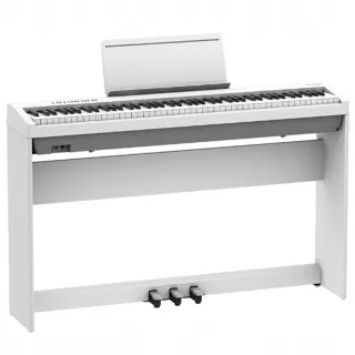 【ROLAND 樂蘭】FP30X 電鋼琴 88鍵 便攜式電鋼琴 數位電鋼琴 白色(含琴架/三踏板/琴椅/單踏板/原廠公司貨)