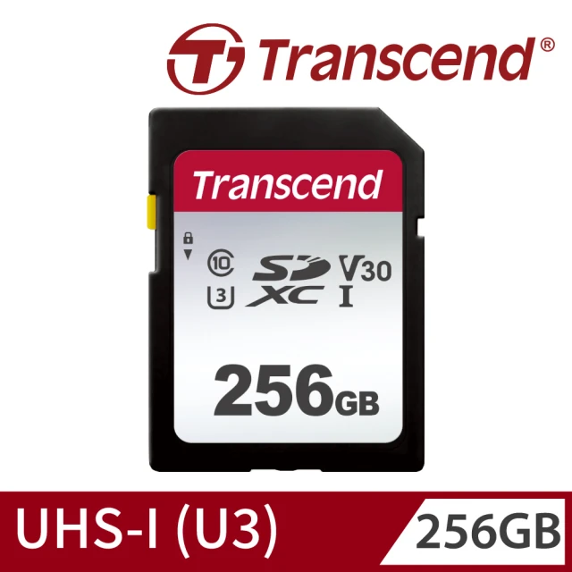 【Transcend 創見】SDC300S SDXC UHS-I U3 V30 256GB 記憶卡(TS256GSDC300S 新舊包裝隨機出貨)