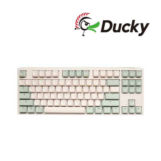 Ducky】One 3 DKON2187 80%無光版機械式鍵盤中文抹茶(銀軸/靜音紅軸