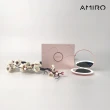 【AMIRO】LED燈 隨身化妝鏡 粉色(隨身鏡 自拍鏡 輕巧收納  情人節禮物)
