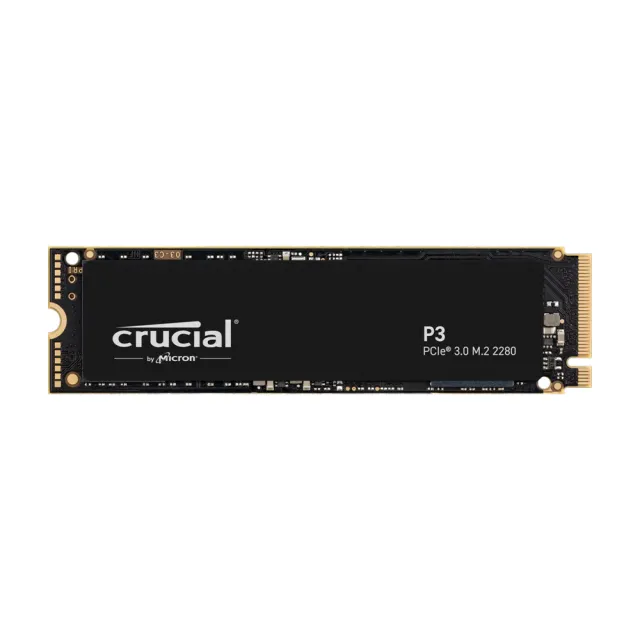 【Crucial 美光】P3 1TB M.2 2280 PCIe 3.0 SSD 固態硬碟 CT1000P3SSD8(讀 3500M/寫 3000M)