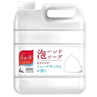 【MUSE】按壓式泡泡洗手液補充裝 皂香 4000ml(日本原裝進口)