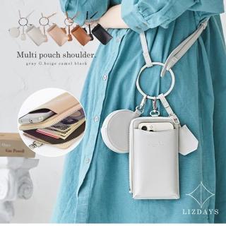 【日本LIZDAYS】長型信封手機包鞋斜揹包側肩小包包零錢包(直款信封式長方形長夾)