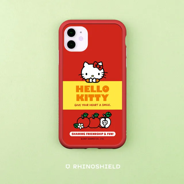 【RHINOSHIELD 犀牛盾】iPhone 14/Plus/14 Pro/Max Mod NX手機殼/生鮮食品-蘋果(Hello Kitty)