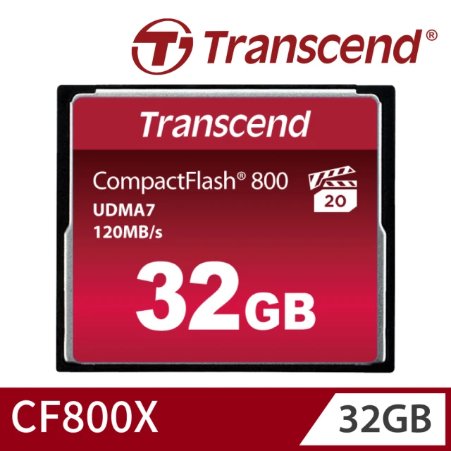 【Transcend 創見】800X CF 32GB 記憶卡(TS32GCF800)