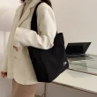 【E.City】Fashion黑色單肩方包(購物 收納)