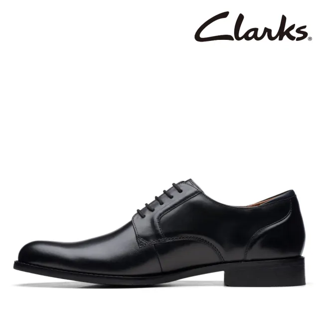 【Clarks】男鞋 Craft Arlo Lace典藏英倫素面紳士鞋 皮鞋(CLM71449D)