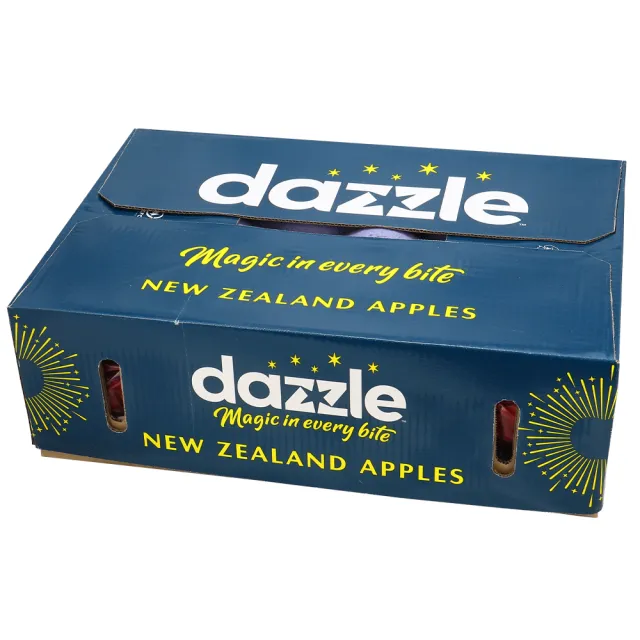 【愛蜜果】紐西蘭Dazzle蘋果30顆原裝箱x1盒(約9公斤/箱_炫光/炫麗/閃耀_PG級)