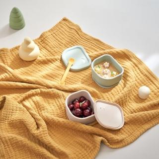 【INUIBEBE】韓國寶寶超吸力矽膠餐碗/兒童餐具/學習餐具/矽膠餐具/副食品/吸盤(適用微波爐)