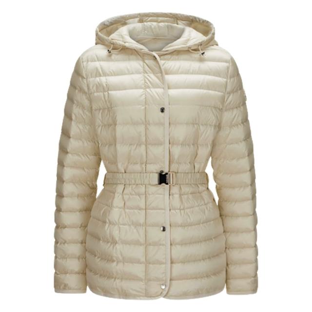 【MONCLER】新款 女款 OREDON 輕量連帽羽絨外套-象牙白色(1號USA-S、2號USA-M、3號USA-L、4號USA-XL)