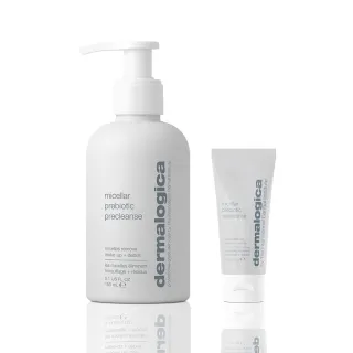 【dermalogica 德卡】全效益生源卸妝乳150ml+15ml(買大送小)