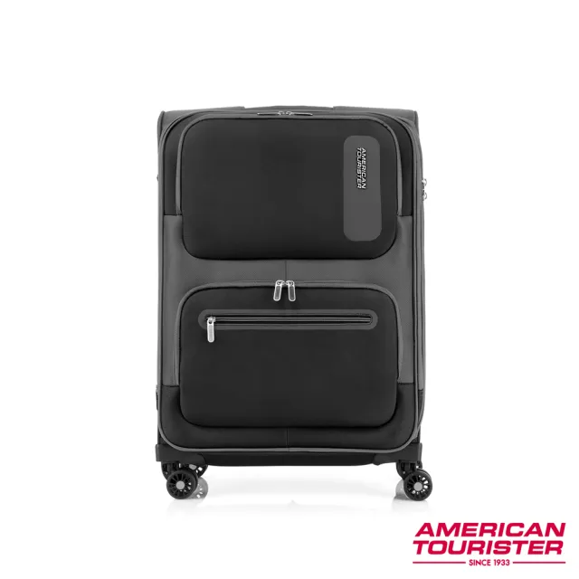 AMERICAN TOURISTER 美國旅行者】25吋Maxwell 可擴充極輕量布面軟殼