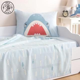 【SOLO 歐洲家居】LCW Home 可愛鯊鯊 單人床包套組 床包 土耳其製造 100x200cm(床包 兒童床包 單人床包)