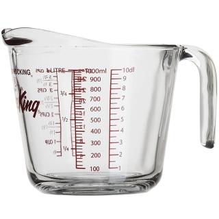 【Anchor Hocking】耐熱玻璃量杯 1000ml / 刻度量杯
