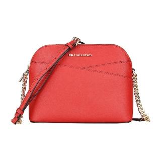 【Michael Kors】MK MICHAEL KORS JET SET TRAVEL金字LOGO防刮牛皮斜背貝殼包