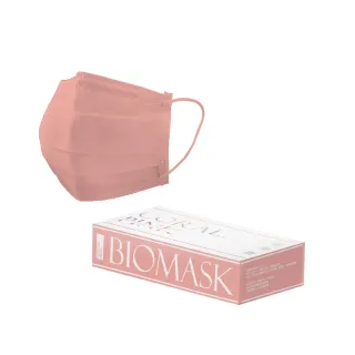 【BioMask保盾】醫療口罩-莫蘭迪春夏色系-珊瑚粉-成人用-20片/盒(醫療級、雙鋼印、台灣製造)