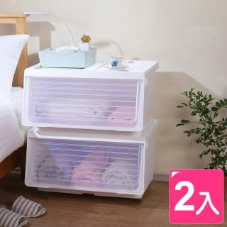 【KEYWAY 聯府】面寬60cm-Line600直取式整理箱61L-2入(掀蓋收納箱 置物箱 LN600)