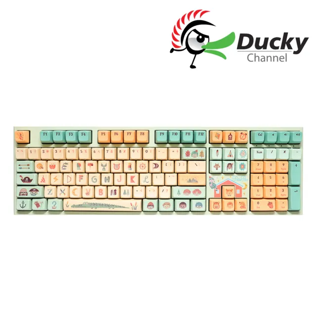 Ducky】One 2 Pro DKON2208S 童趣特別版小飛俠彼得潘機械式鍵盤(白光