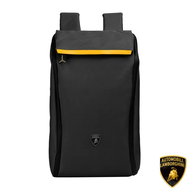 【Automobili Lamborghini】藍寶堅尼 限量2折 義大利頂級後背包 LBZA00402T 全新專櫃展示品