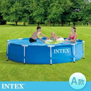 【INTEX】簡易裝框架游泳池-2款可選(適用6歲+)
