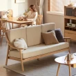 【橙家居·家具】聖羅莎系列實木軟包三人沙發 SLS-A1065(售完採預購 三人位 客廳沙發 沙發)