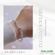 【Naluxe】高冰透灰月光石l拉長石l設計款開運手鍊l時尚細緻款(戀人之石、守護愛情、提昇魅力)