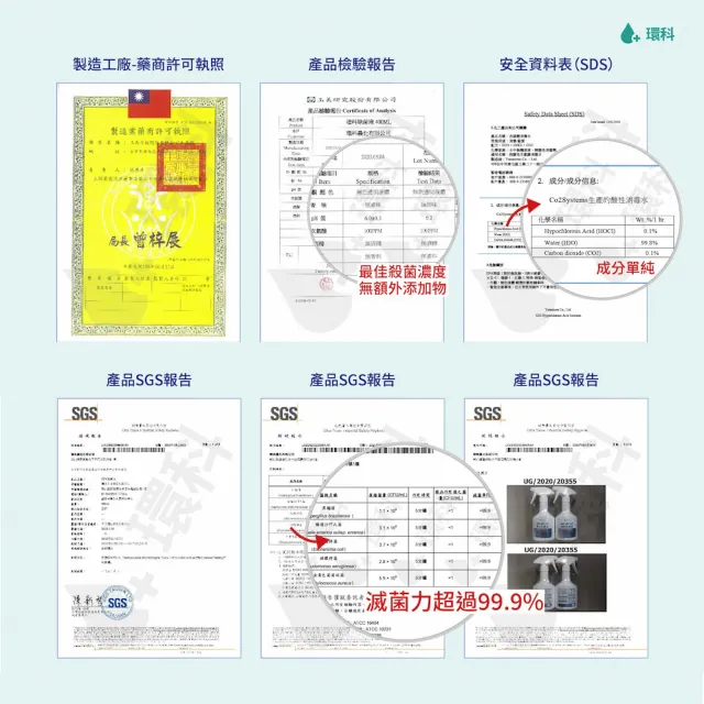 【HUANKE 環科】抗菌液補充瓶4L*2瓶裝 效期至2025.12(濃度100ppm/僅適用宅配/隨機送贈品)