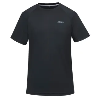 【ATUNAS 歐都納】男款POLARTEC POWER STRETCH短袖T恤(A2TS2324M黑/防曬透氣/吸濕排汗/抗臭快乾)