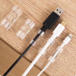 無痕自黏電線固定器 固定夾40入(電線集線器 理線器)