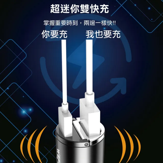 【Wephone】極速45W雙孔PD+QC 迷你拉環車充/車用充電器(Type-C/USB-A)