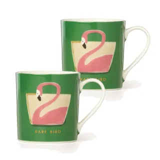 【KATE SPADE】馬克杯-珍稀紅火鶴-2入-355ml(居禮名店獨家代理)