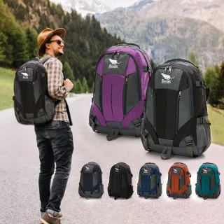 【COUGAR】登山背包 超輕量旅遊包 戶外健行包 運動後背包(透氣減壓筆電背包)
