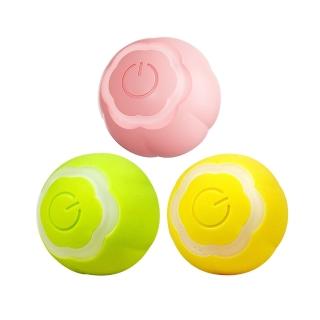 【SUNORO】自動逗貓球 貓咪自嗨解悶玩具 寵物玩具球 智慧滾動球 寵物玩伴(逗貓玩具)