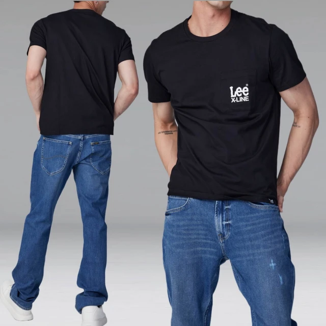 Lee 官方旗艦 女裝 長袖T恤 / 胸前RIDERS印花 