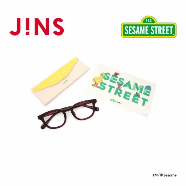 【JINS】JINS 芝麻街聯名眼鏡-線上獨家款(UGF-23S-105)