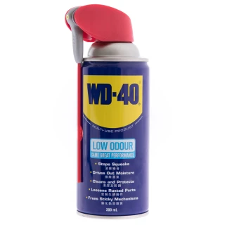 【特力屋】WD-40 多功能除銹潤滑劑 微氣味 附專利活動噴嘴 300ML