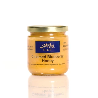 【R.J.T 結晶蜂蜜】加拿大天然乳化藍莓花蜜 330g(結晶蜜、加拿大、花蜜蜂蜜)