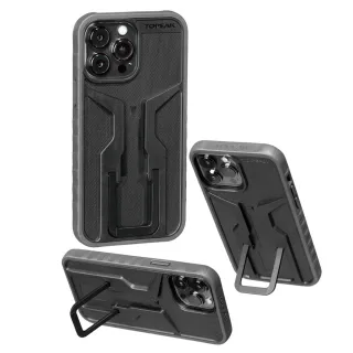 【TOPEAK】RideCase-iPhone 14 ProMax專用抗震防摔手機保護殼-黑(蘋果手機)